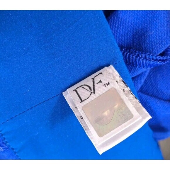 Diane von Furstenberg Evita Royal Blue Dress Size 2 - Picture 6 of 8